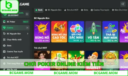 chơi poker online kiếm tiền