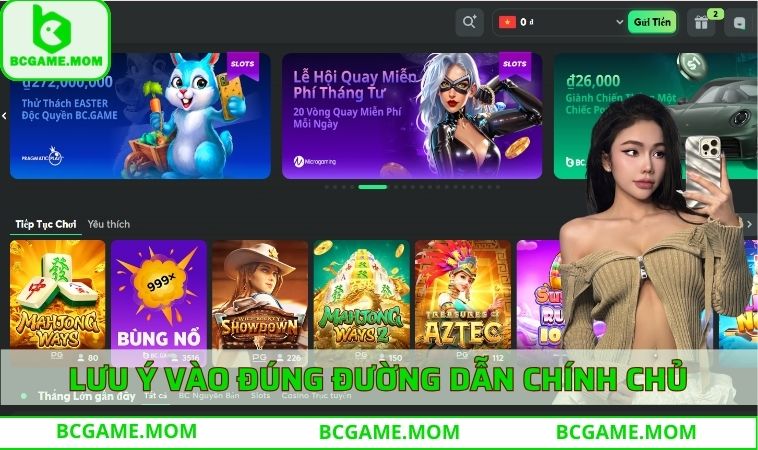 Lưu ý vào đúng đường dẫn chính chủ của thương hiệu