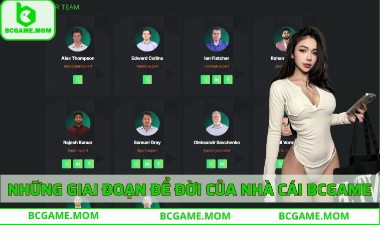 Những giai đoạn để đời của nhà cái BCGAME